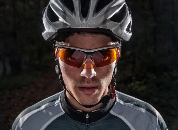 Cyclist portrait — Stock Photo, Image