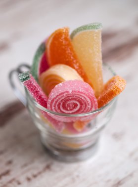 jöle fasulye bir cam fincan 