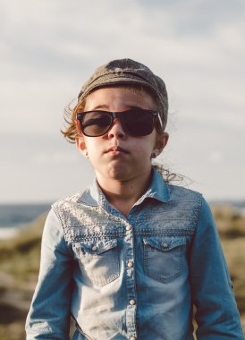 Hipster küçük kız 