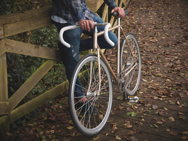 Fixie-Fahrrad — Stockfoto