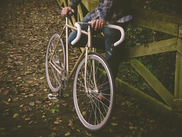 Fixie-Fahrrad — Stockfoto