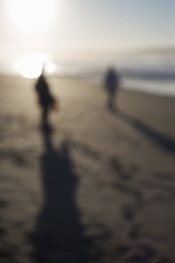 ufuk plaj bir soyut kompozisyon.