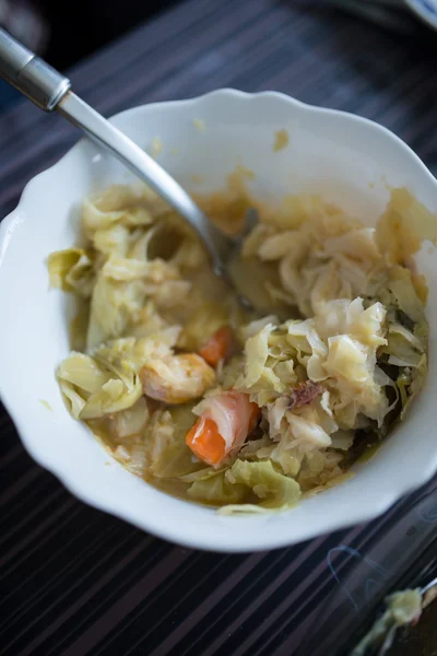 Galician stew on a table — Stock Photo, Image