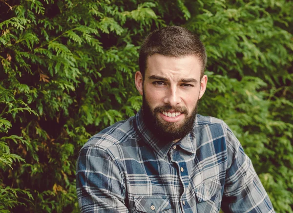 Hipster man portrait — Stock Photo, Image