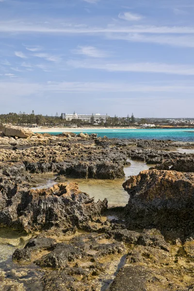 Spiaggia di NISSI, Ayia Napa — Foto Stock