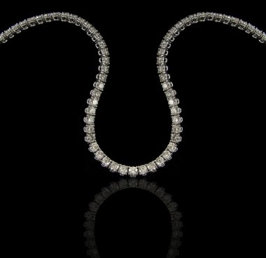 Elmas Tenis kolye detay