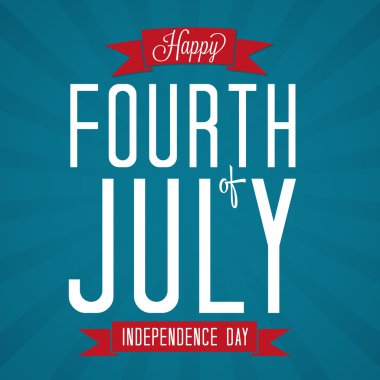 Dört Temmuz vektör çizim