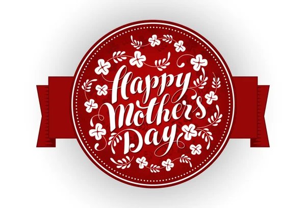 Happy Mother's Day odznaka — Wektor stockowy