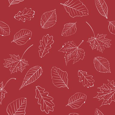 Sonbahar yaprakları deseni