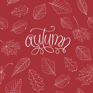 sonbahar vektör çizim