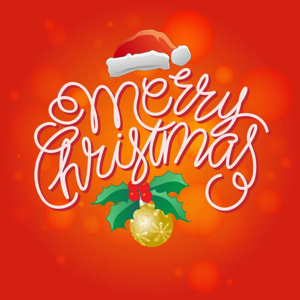 Merry Christmas Card — Stock Vector