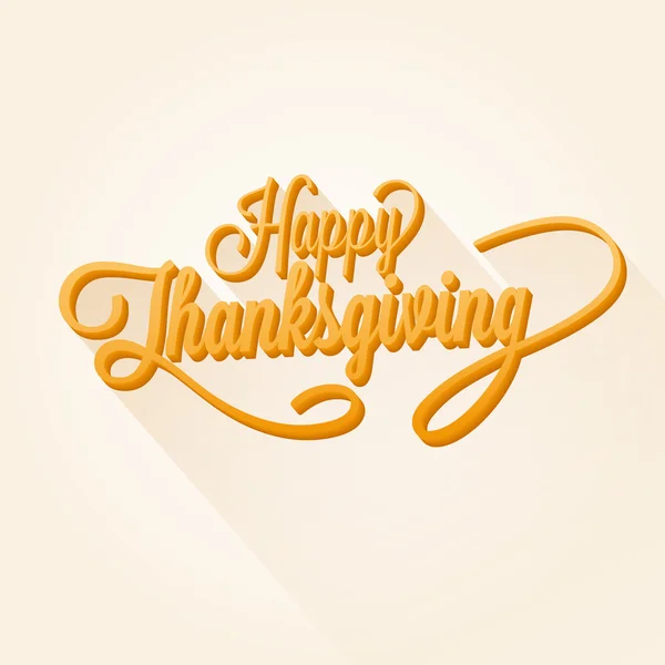 Happy thanksgiving day — Stockvector