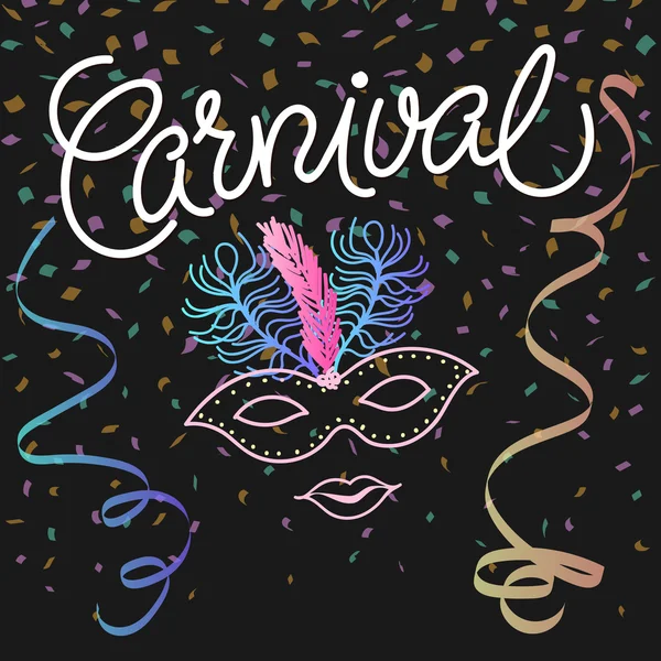 Carnaval Fondo festivo — Vector de stock