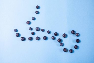 Taze yaban mersininin stüdyo fotoğraf çekimi, en düşük kompozisyon