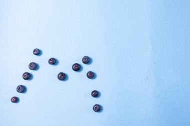 Taze yaban mersininin stüdyo fotoğraf çekimi, en düşük kompozisyon