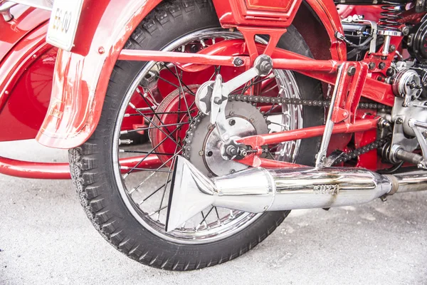 Red motorbike — Stock Photo, Image