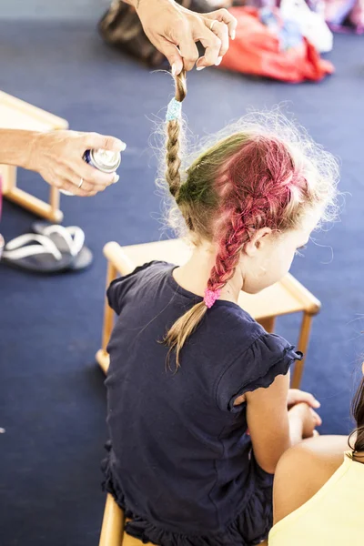 Children in summer school — Stock Photo, Image