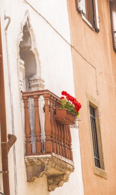 Muggia,windows typical of the town.