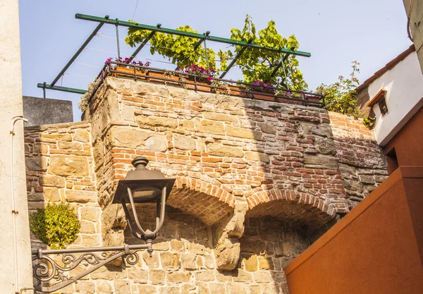 Muggia,details of the streets — Stock Fotó