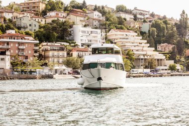 Muggia,Motor ship in the Gulf