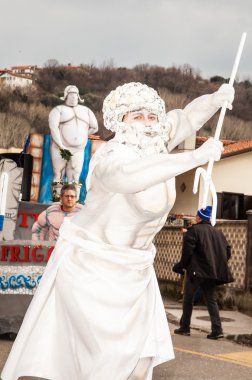 Karnaval geçit Muggia, İtalya