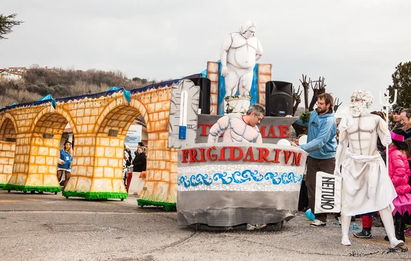 Carnival parade Muggia, Italien — Stockfoto