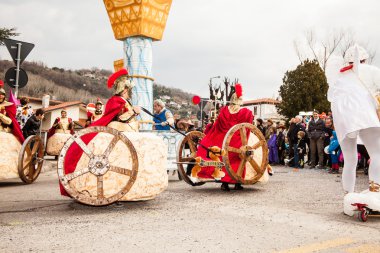 Karnaval geçit Muggia, İtalya