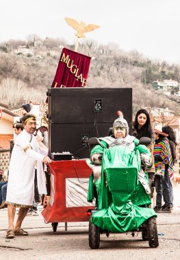 Karnaval geçit Muggia, İtalya
