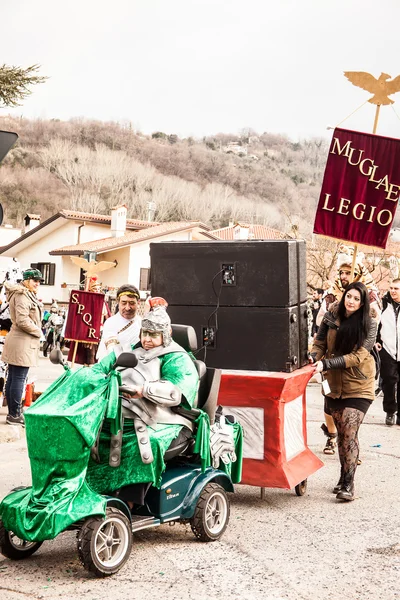 Карнавальна шоу Муджа (Італія) — стокове фото