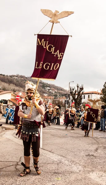 Farsangi felvonulás a Varenna, Olaszország — Stock Fotó