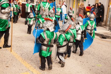 Karnaval geçit Muggia, İtalya