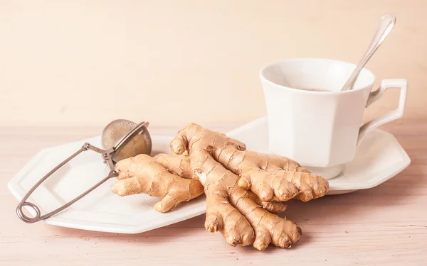 Kräutertee Ingwer. — Stockfoto