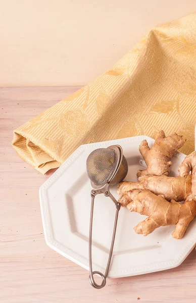 Kräutertee Ingwer. — Stockfoto