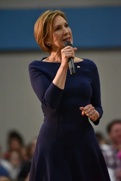 Carly Fiorina Ted Cruz Campaña en St. Louis, MO U.S.A . — Foto de Stock