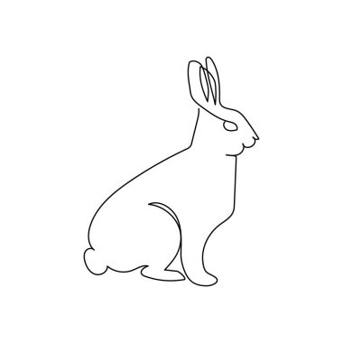 Bir satır sanat eseri. Sürekli kemirgen ve evcil hayvan çizimleri..