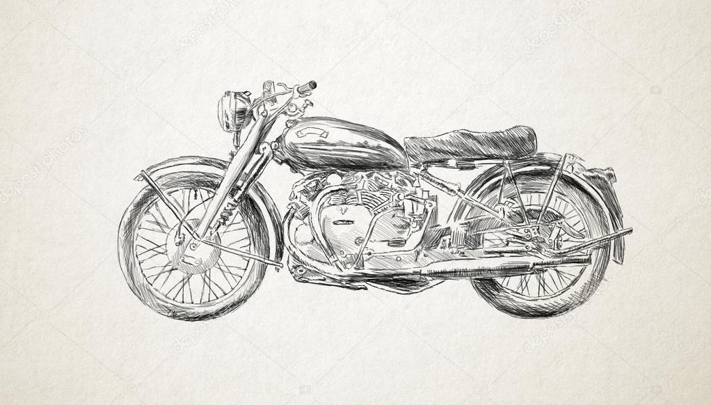 Pencil Sketch Of BMW Bike - Desi Painters