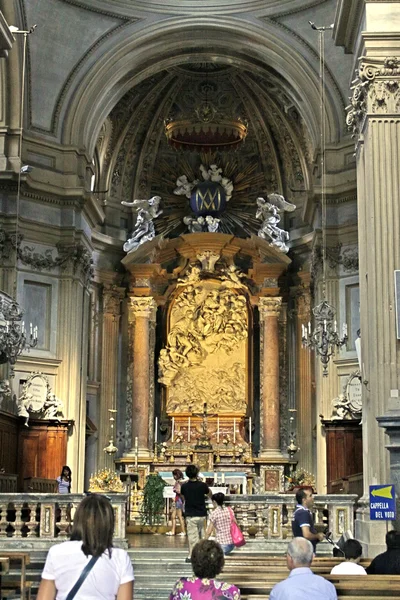Basílica em Superga (IT) - Altar principal Fotografia De Stock