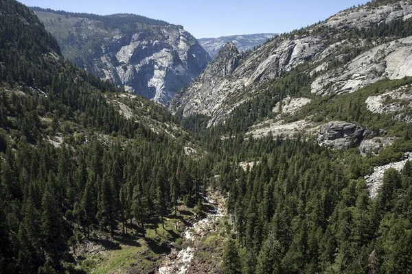 View Nevada Fall Merced River Yosemite National Park Usa North — Stock Photo, Image