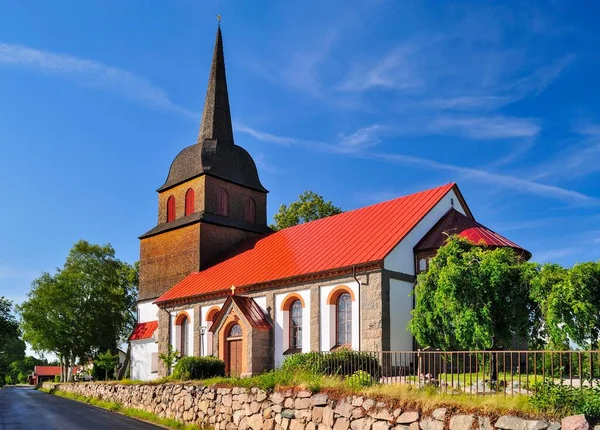 Igreja Atum Vimmerby Kalmar County Smland Suécia Europa — Fotografia de Stock