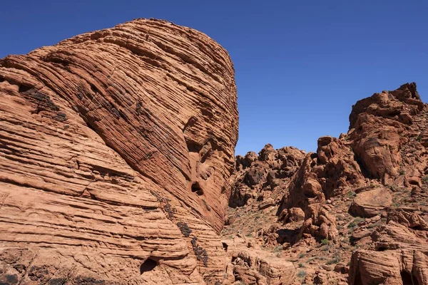 Red Sandstone Formations Valley Fire State Park Nevada Verenigde Staten — Stockfoto