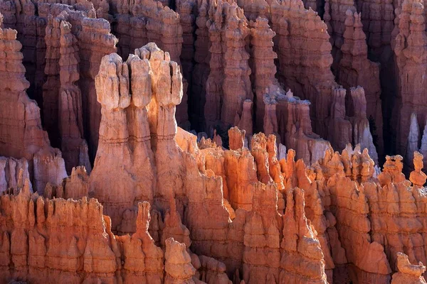 Utsikt Över Bryce Amfiteater Från Inspiration Point Färgade Klippformationer Fairy — Stockfoto