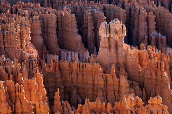 Utsikt Över Bryce Amfiteater Från Inspiration Point Färgade Klippformationer Fairy — Stockfoto