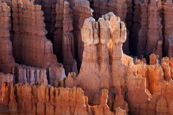 Utsikt Över Bryce Amfiteater Från Inspiration Point Färgade Klippformationer Fairy — Stockfoto