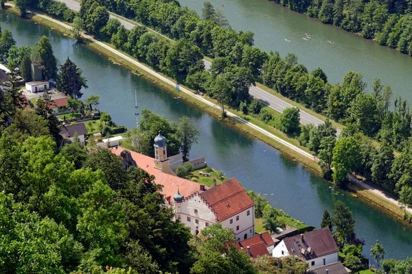 View Essing Rhine Main Danube Canal Essing Bavaria Germany Europe — Stock Photo, Image