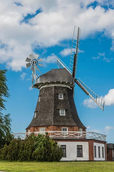 Alte Windmühle Galeriehollnderwindmhle Kltz Mecklenburg Vorpommern Deutschland Europa — Stockfoto