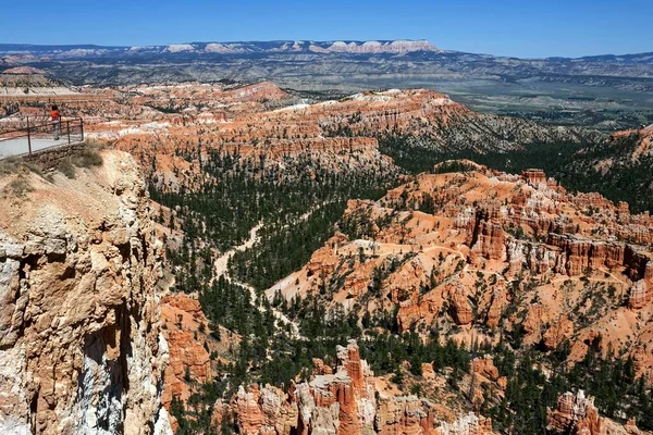 Vista Formações Rochosas Coloridas Bryce Point Chaminés Fadas Anfiteatro Bryce — Fotografia de Stock