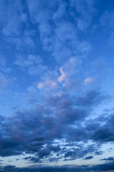 Chmurne Niebo Zmierzchu Bawaria Niemcy Europa — Zdjęcie stockowe