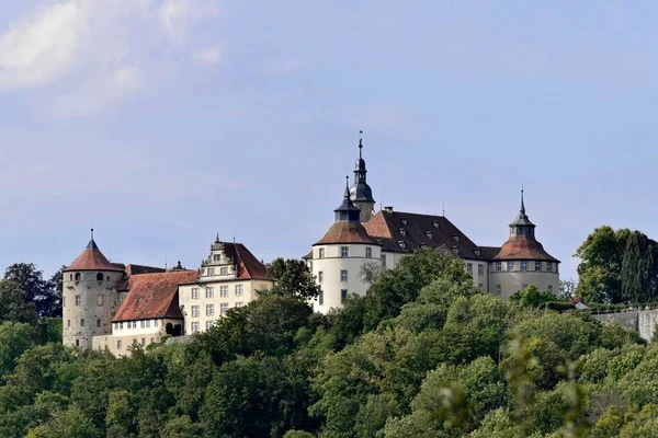 Schloss Langenburg Langenburg Baden Wrttemberg Duitsland Europa — Stockfoto
