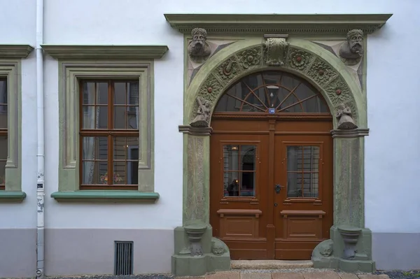 Renesansowy Portal 1578 Peterstrae Grlitz Oberlausitz Saksonia Niemcy Europa — Zdjęcie stockowe