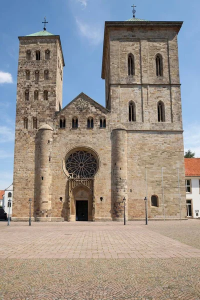 Peter Cathedral Historisch Centrum Osnabrck Nedersaksen Deutschlnad — Stockfoto